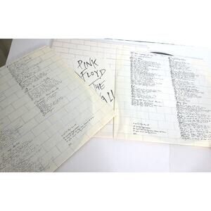 Pink Floyd The Wall Original 1979 2LP Vinyl PC2 36183 Columbia VG+ Excellent